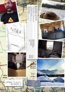 Carnet de voyage en Laponie;En mars 2014, j’ai passé une semaine en Laponie Suédoise, dans une cabane seul sur le bord de la rivière Kalix. Récit et photos de cette aventure. Départ de bois le roi, direction l'aéroport CDG, puis Arlanda et Stockholm en Suède;visite de stockholm, et départ pour Kiruna en train